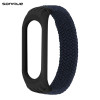 Λουράκι Braided Sonique για Xiaomi Mi Band 3/4/5/6 Μπλε Σκούρο