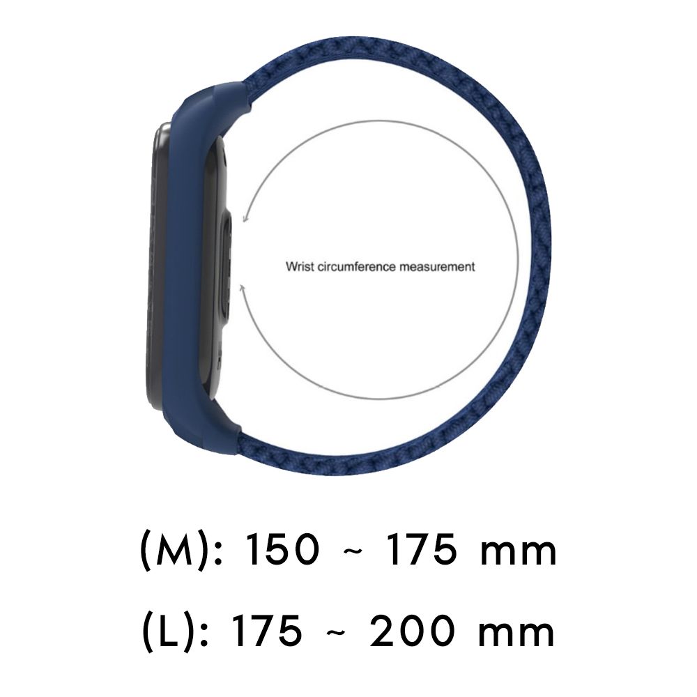 Λουράκι Braided Sonique για Xiaomi Mi Band 3/4/5/6 Ροζ