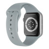 Λουράκι Σιλικόνης Soft Band Sonique για Apple Watch (38/40/41MM) Ανοιχτό Γκρι