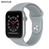Λουράκι Σιλικόνης Soft Band Sonique για Apple Watch (38/40/41MM) Ανοιχτό Γκρι