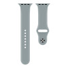 Λουράκι Σιλικόνης Soft Band Sonique για Apple Watch (38/40/41MM) Ανοιχτό Γκρι