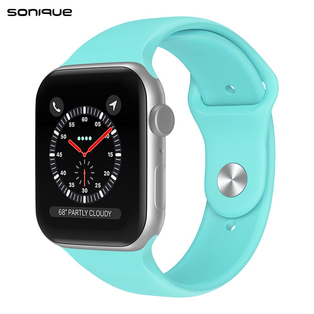 Λουράκι Σιλικόνης Soft Band Sonique για Apple Watch (38/40/41MM) Γαλάζιο