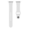 Λουράκι Σιλικόνης Soft Band Sonique για Apple Watch (38/40/41MM) Λευκό