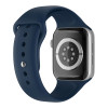 Λουράκι Σιλικόνης Soft Band Sonique για Apple Watch (38/40/41MM) Μπλε Σκούρο