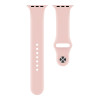 Λουράκι Σιλικόνης Soft Band Sonique για Apple Watch (38/40/41MM) Ροζ Χρυσό