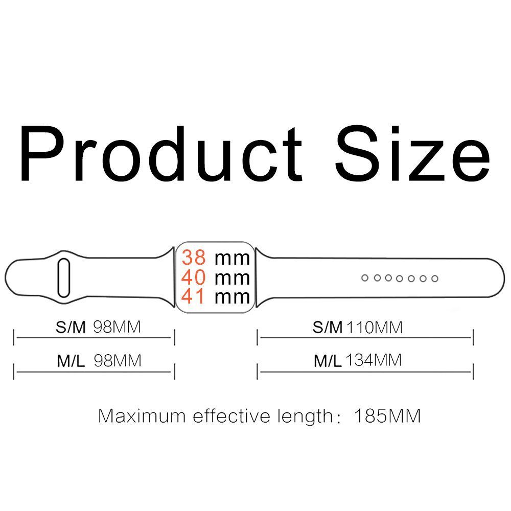 Λουράκι Σιλικόνης Soft Band Sonique για Apple Watch (38/40/41MM) Σιέλ
