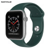 Λουράκι Σιλικόνης Soft Band Sonique για Apple Watch (38/40/41MM) Πράσινο Σκούρο