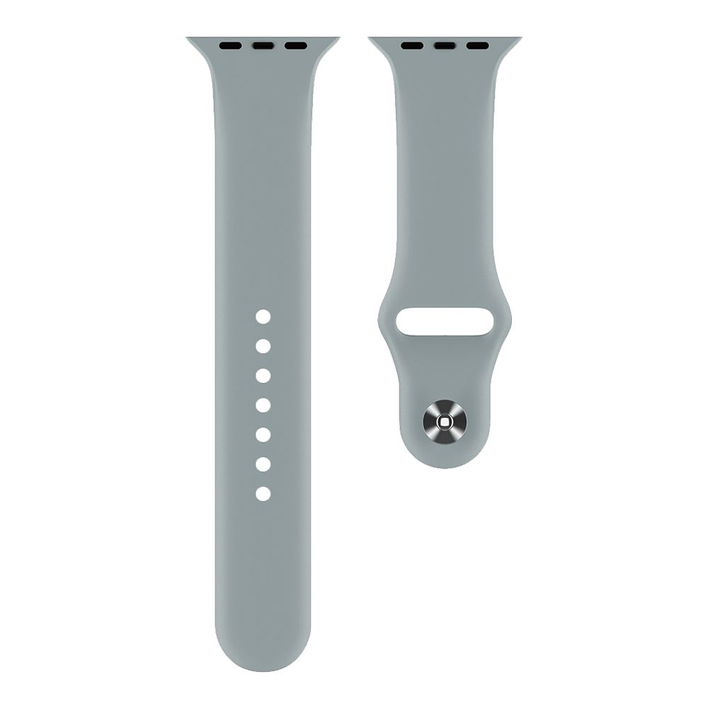 Λουράκι Σιλικόνης Soft Band Sonique για Apple Watch (42/44/45/49MM) Ανοιχτό Γκρι