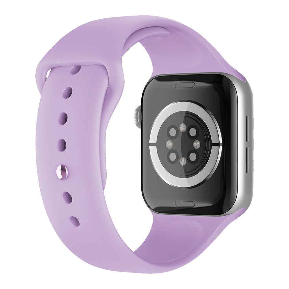 Λουράκι Σιλικόνης Soft Band Sonique για Apple Watch (42/44/45/49MM) Βιολετί