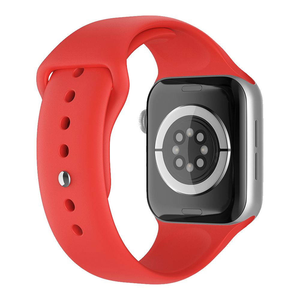 Λουράκι Σιλικόνης Soft Band Sonique για Apple Watch (42/44/45/49MM) Κόκκινο