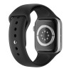 Λουράκι Σιλικόνης Soft Band Sonique για Apple Watch (42/44/45/49MM) Μαύρο