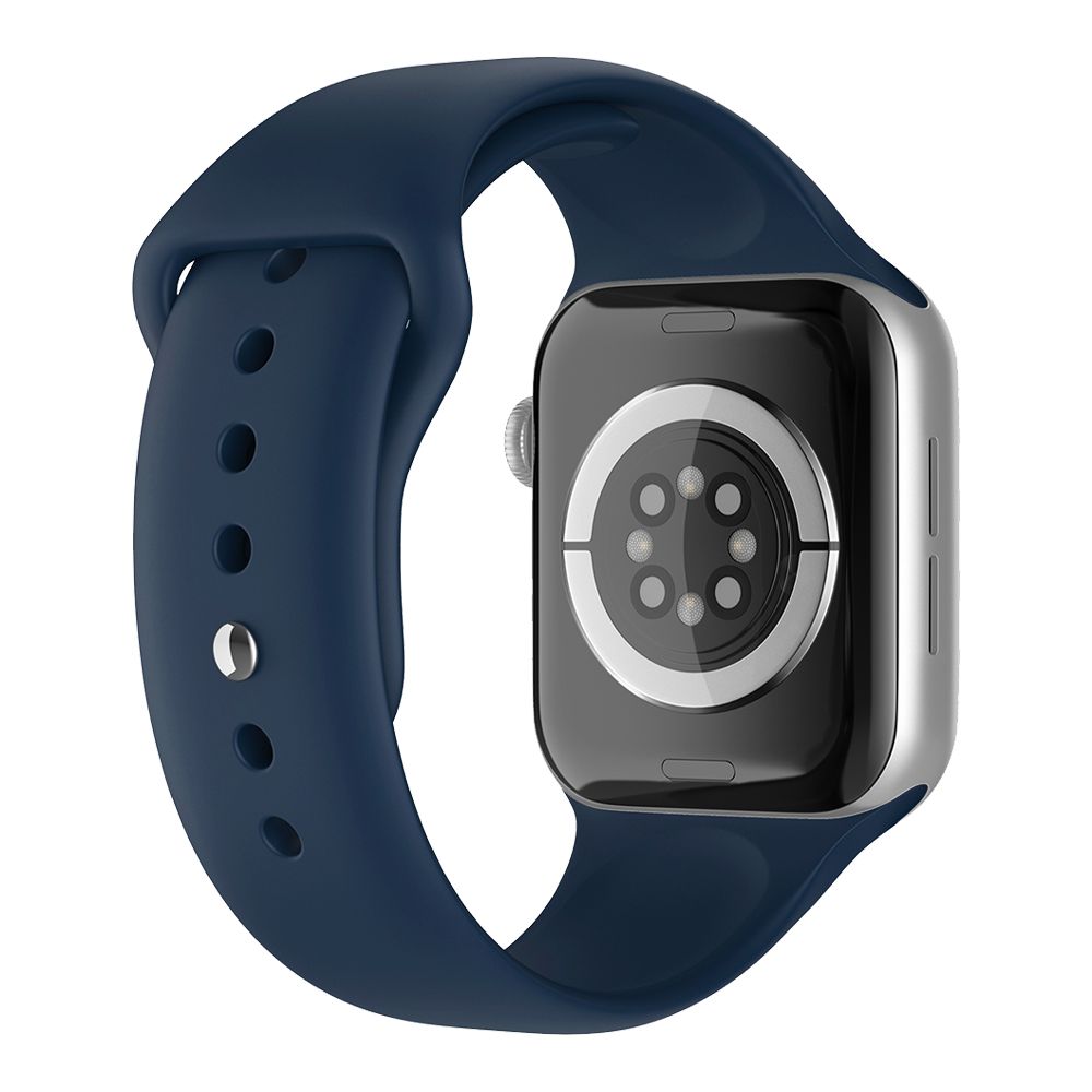 Λουράκι Σιλικόνης Soft Band Sonique για Apple Watch (42/44/45/49MM) Μπλε Σκούρο