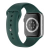 Λουράκι Σιλικόνης Soft Band Sonique για Apple Watch (42/44/45/49MM) Πράσινο Σκούρο