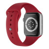 Λουράκι Σιλικόνης Soft Band Sonique για Apple Watch (42/44/45/49MM) Κόκκινο Σκούρο
