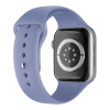 Λουράκι Σιλικόνης Soft Band Sonique για Apple Watch (42/44/45/49MM) Μωβ Ανοιχτό