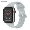 Λουράκι Σιλικόνης Butterfly Band Sonique για Apple Watch (38/40/41MM) Ανοιχτό Γκρι