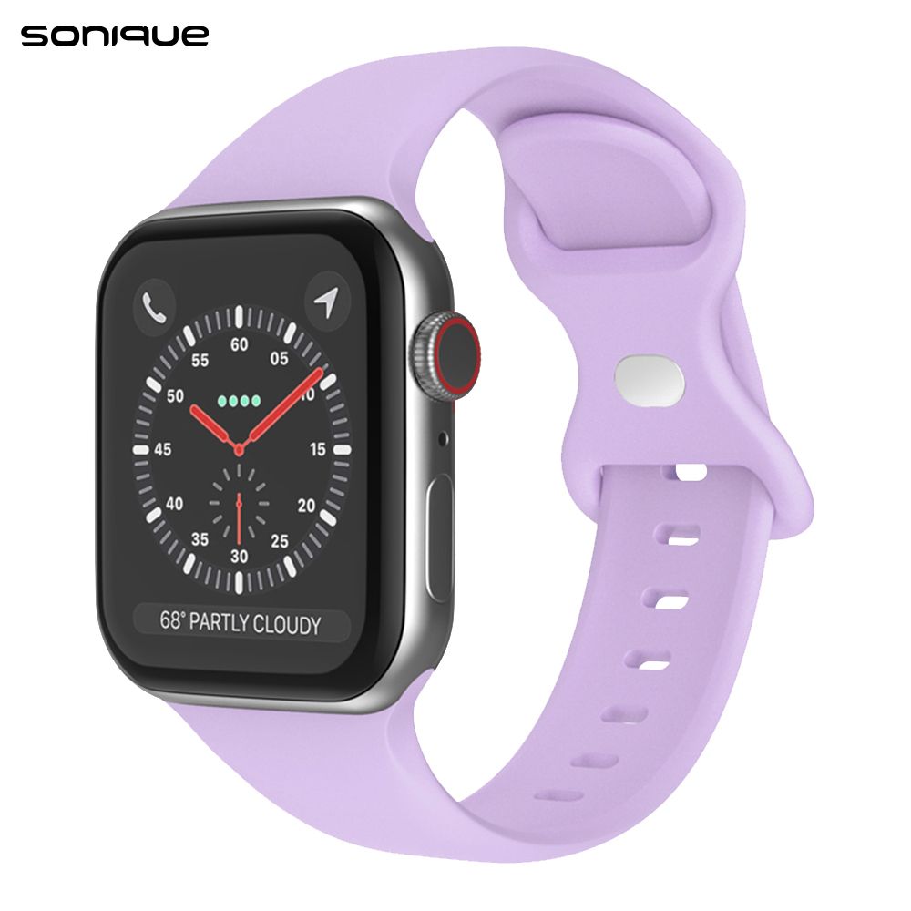 Λουράκι Σιλικόνης Butterfly Band Sonique για Apple Watch (38/40/41MM) Βιολετί