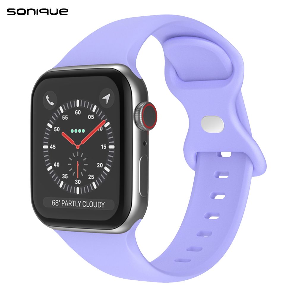 Λουράκι Σιλικόνης Butterfly Band Sonique για Apple Watch (38/40/41MM) Λιλά