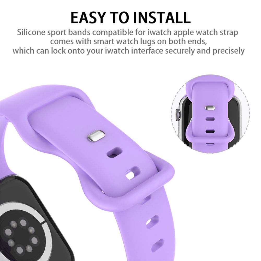 Λουράκι Σιλικόνης Butterfly Band Sonique για Apple Watch (38/40/41MM) Μαύρο
