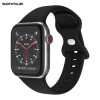 Λουράκι Σιλικόνης Butterfly Band Sonique για Apple Watch (38/40/41MM) Μαύρο