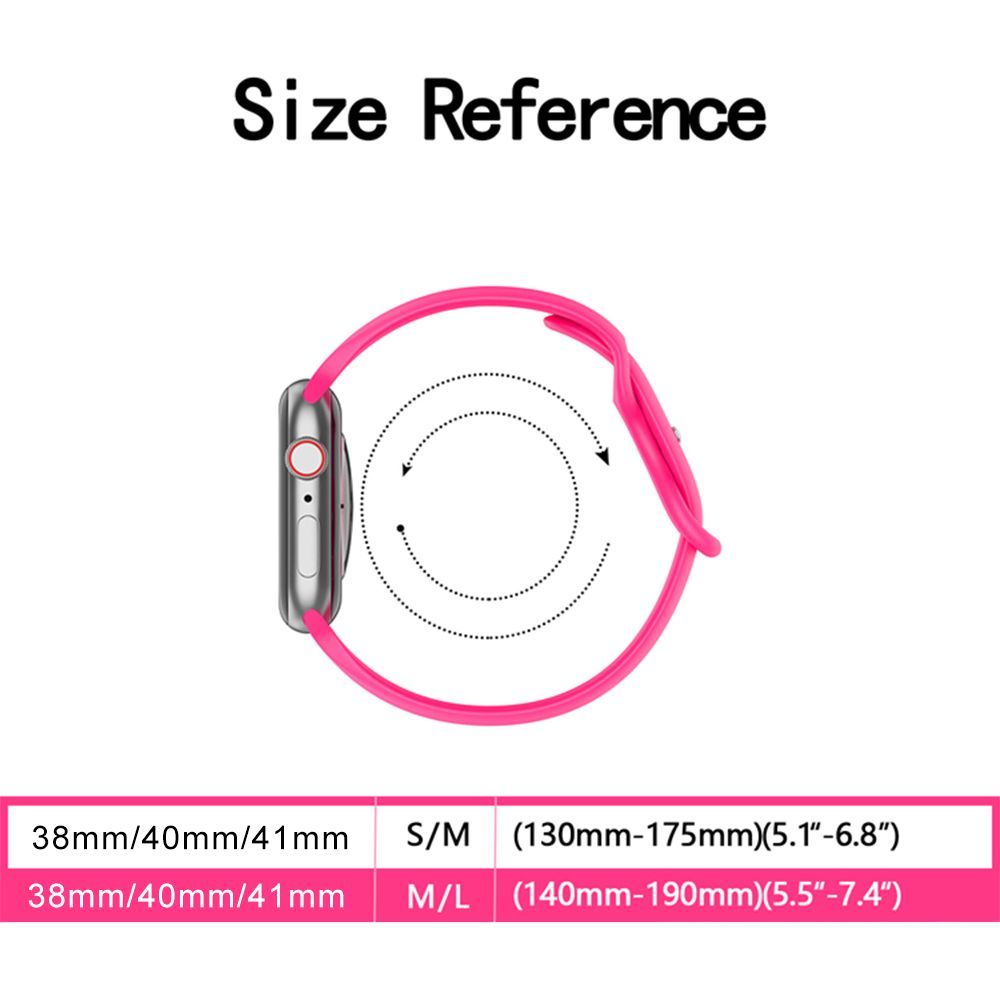 Λουράκι Σιλικόνης Butterfly Band Sonique για Apple Watch (38/40/41MM) Ροζ