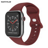 Λουράκι Σιλικόνης Butterfly Band Sonique για Apple Watch (42/44/45/49MM) Μπορντό
