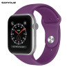 Λουράκι Σιλικόνης Soft Band Sonique για Apple Watch (38/40/41MM) Μωβ