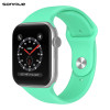 Λουράκι Σιλικόνης Soft Band Sonique για Apple Watch (42/44/45/49MM) Βεραμάν