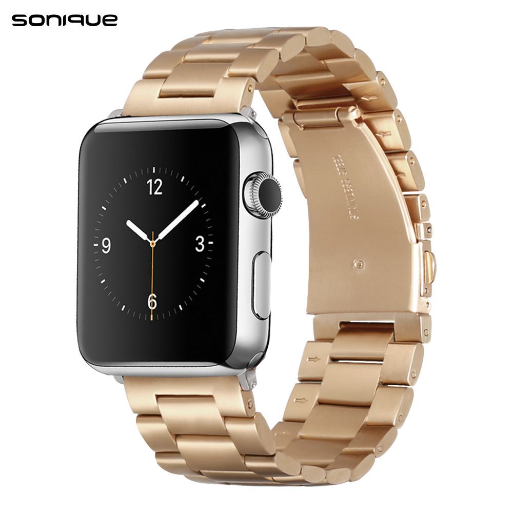 Λουράκι Stainless Steel Bracelet Sonique Classic για Apple Watch (42/44/45/49MM) Μπρονζέ