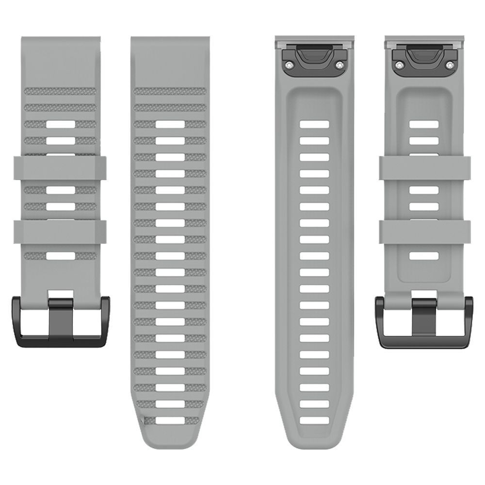 Λουράκι Σιλικόνης Stripe Band Sonique 26mm για Garmin Fenix 3/3HR/5X/5X PLUS/6X/6X PRO/7X/Tactix 7/Tactix Delta/Enduro Γκρι