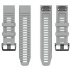 Λουράκι Σιλικόνης Stripe Band Sonique 26mm για Garmin Fenix 3/3HR/5X/5X PLUS/6X/6X PRO/7X/Tactix 7/Tactix Delta/Enduro Γκρι