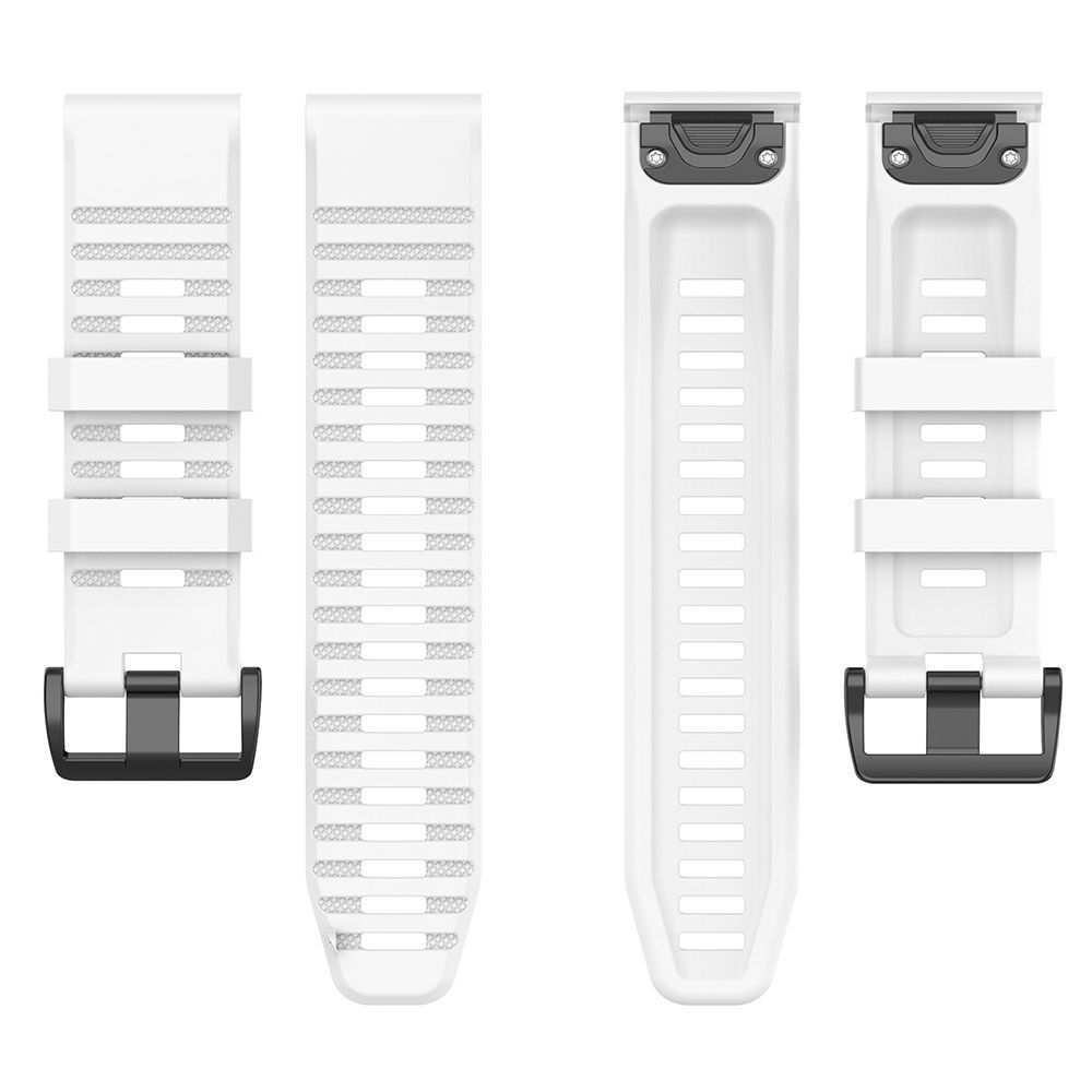 Λουράκι Σιλικόνης Stripe Band Sonique 26mm για Garmin Fenix 3/3HR/5X/5X PLUS/6X/6X PRO/7X/Tactix 7/Tactix Delta/Enduro Λευκό
