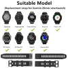 Λουράκι Σιλικόνης Stripe Band Sonique 26mm για Garmin Fenix 3/3HR/5X/5X PLUS/6X/6X PRO/7X/Tactix 7/Tactix Delta/Enduro Λευκό