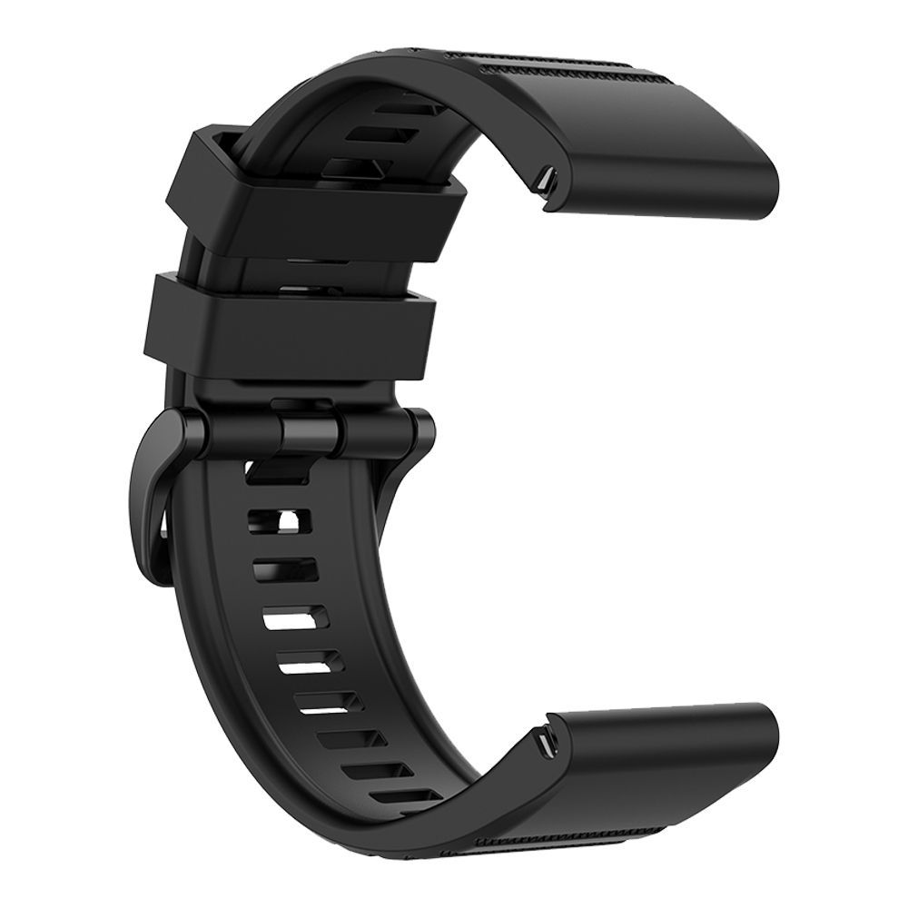 Λουράκι Σιλικόνης Stripe Band Sonique 26mm για Garmin Fenix 3/3HR/5X/5X PLUS/6X/6X PRO/7X/Tactix 7/Tactix Delta/Enduro Μαύρο