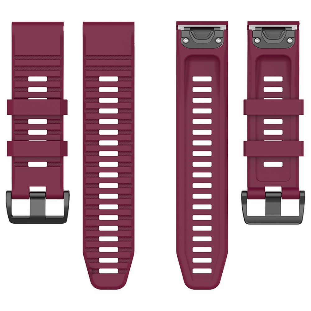 Λουράκι Σιλικόνης Stripe Band Sonique 26mm για Garmin Fenix 3/3HR/5X/5X PLUS/6X/6X PRO/7X/Tactix 7/Tactix Delta/Enduro Μπορντό