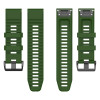 Λουράκι Σιλικόνης Stripe Band Sonique 26mm για Garmin Fenix 3/3HR/5X/5X PLUS/6X/6X PRO/7X/Tactix 7/Tactix Delta/Enduro Χακί