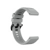 Λουράκι Σιλικόνης Stripe Band Sonique για Garmin Fenix 5/5 Plus/6/6 Pro/7/Sapphire/EPIX gen2/Descent G1/forerunner 935/945/955 Γκρι