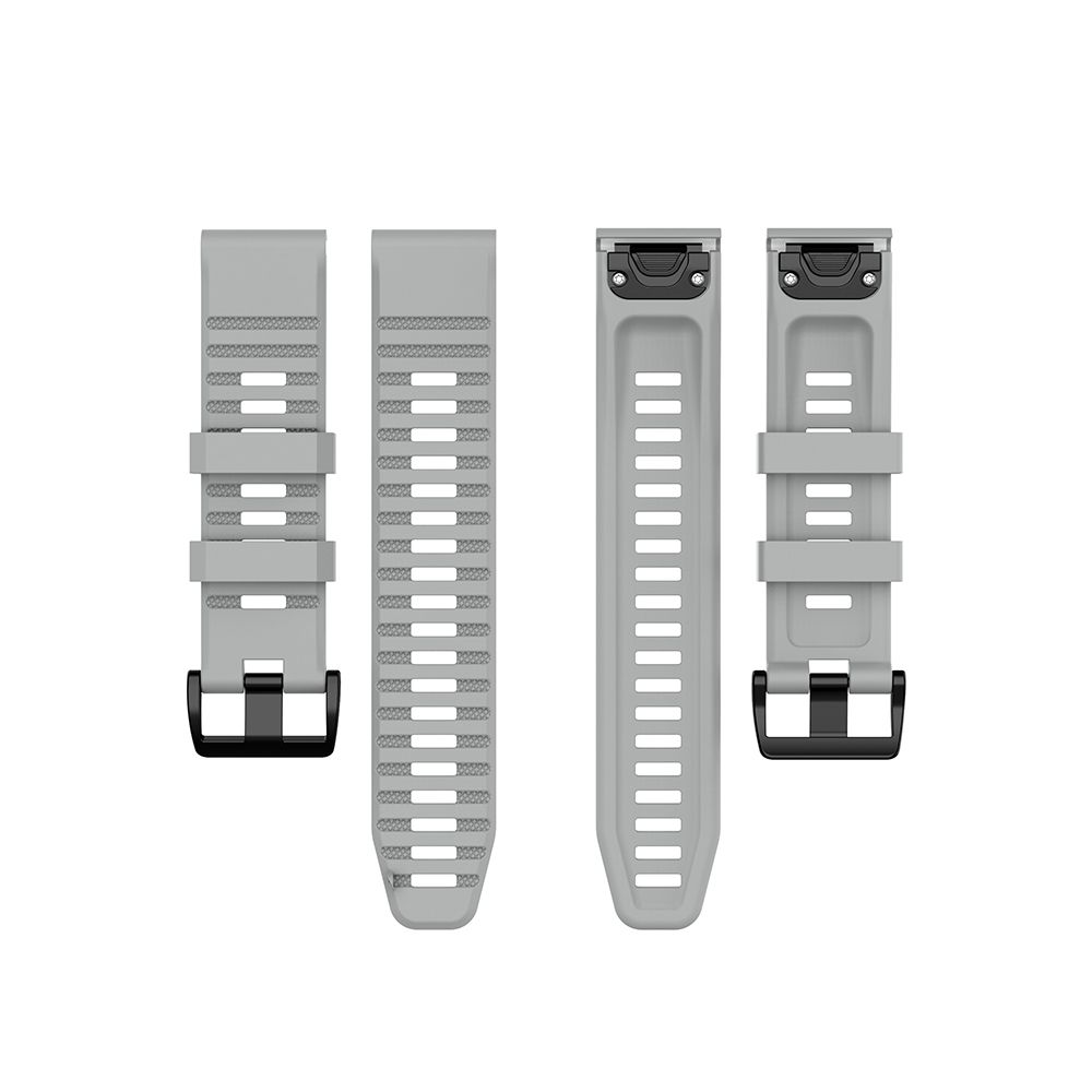 Λουράκι Σιλικόνης Stripe Band Sonique για Garmin Fenix 5/5 Plus/6/6 Pro/7/Sapphire/EPIX gen2/Descent G1/forerunner 935/945/955 Γκρι