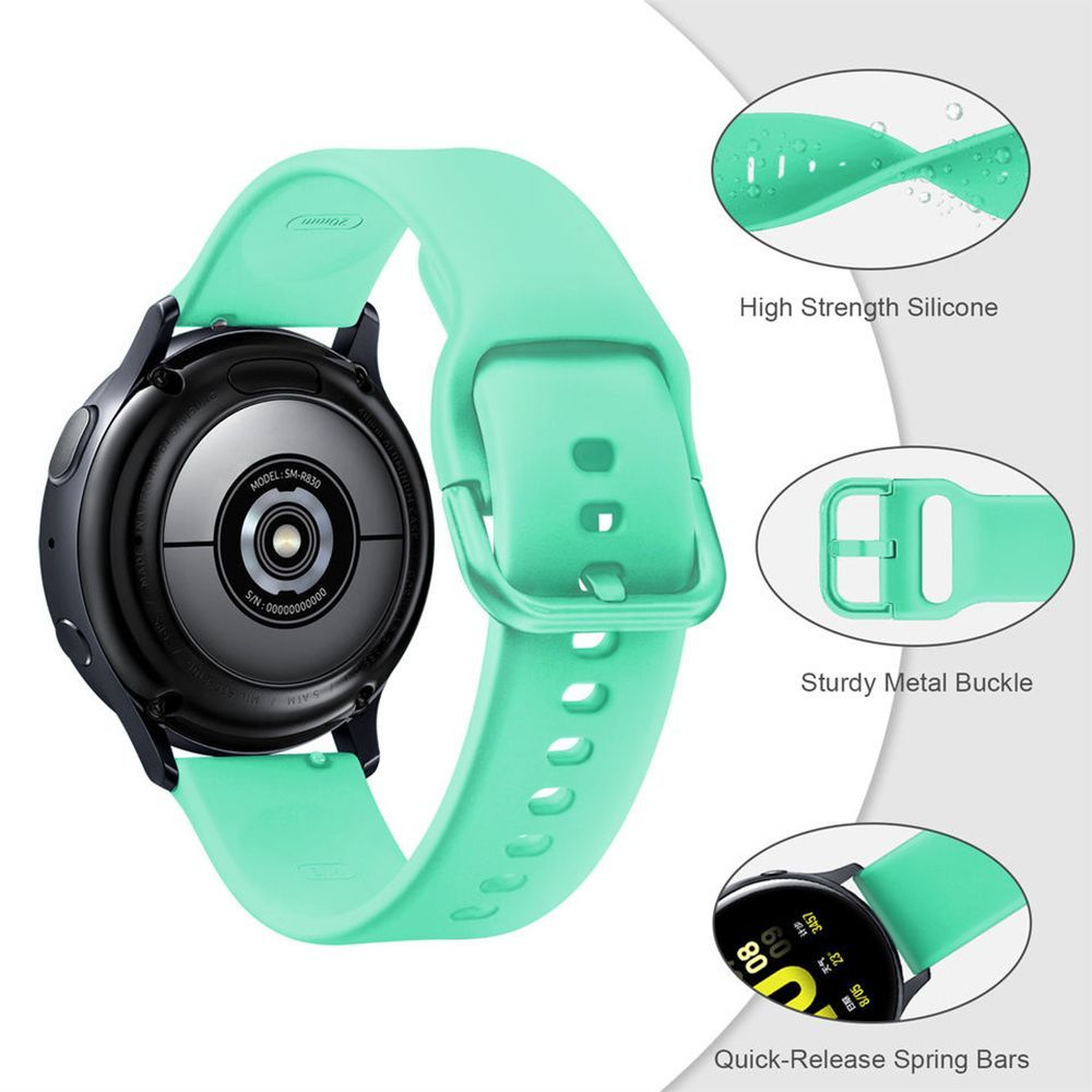Λουράκι Σιλικόνης Universal Soft Band Sonique 22mm για Samsung, Huawei, Amazfit, Xiaomi, Honor Βεραμάν