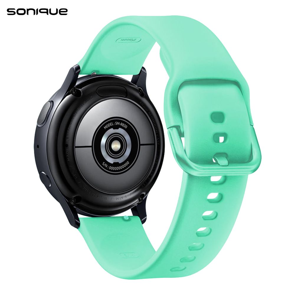 Λουράκι Σιλικόνης Universal Soft Band Sonique 22mm για Samsung, Huawei, Amazfit, Xiaomi, Honor Βεραμάν