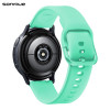 Λουράκι Σιλικόνης Universal Soft Band Sonique 22mm για Samsung, Huawei, Amazfit, Xiaomi, Honor Βεραμάν