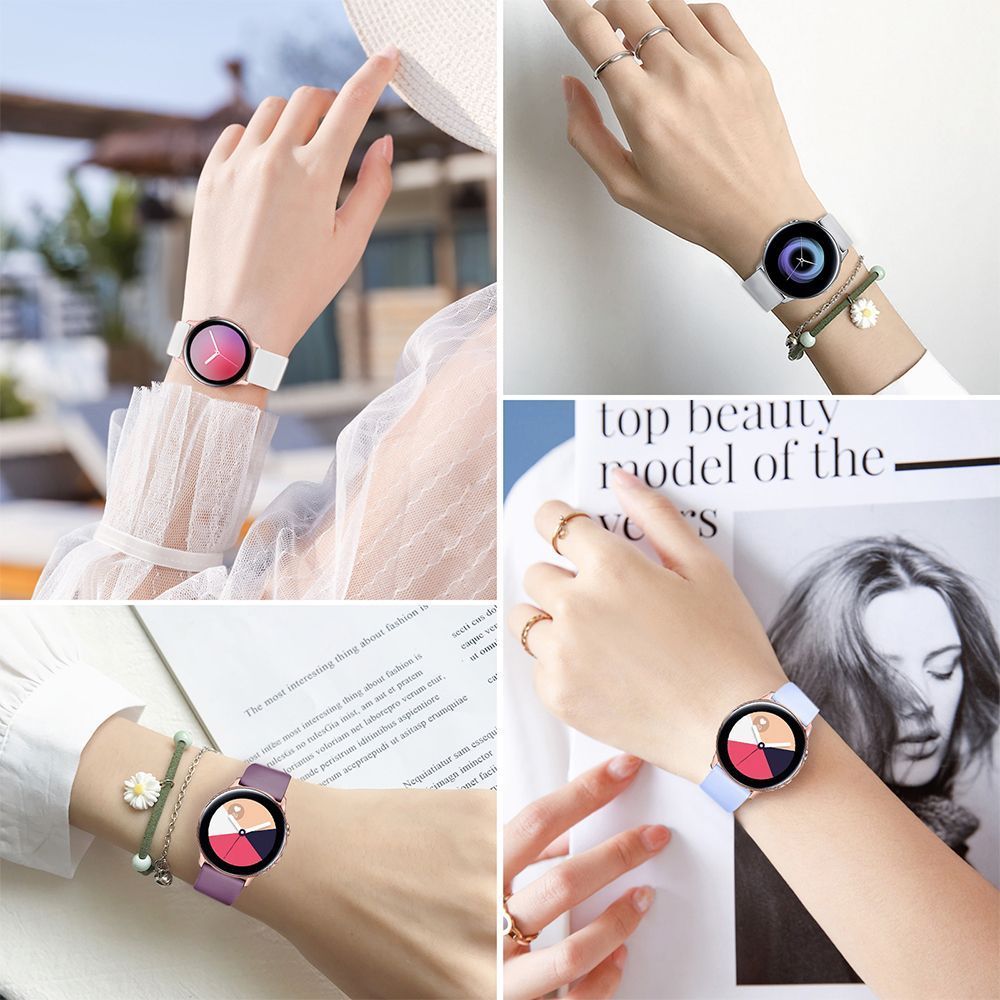 Λουράκι Σιλικόνης Universal Soft Band Sonique 22mm για Samsung, Huawei, Amazfit, Xiaomi, Honor Κόκκινο