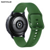 Λουράκι Σιλικόνης Universal Soft Band Sonique 22mm για Samsung, Huawei, Amazfit, Xiaomi, Honor Χακί