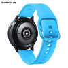 Λουράκι Σιλικόνης Universal Soft Band Sonique 20mm για Samsung, Huawei, Amazfit, Xiaomi, Honor Γαλάζιο