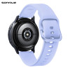Λουράκι Σιλικόνης Universal Soft Band Sonique 20mm για Samsung, Huawei, Amazfit, Xiaomi, Honor Λιλά
