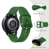 Λουράκι Σιλικόνης Universal Soft Band Sonique 20mm για Samsung, Huawei, Amazfit, Xiaomi, Honor Χακί