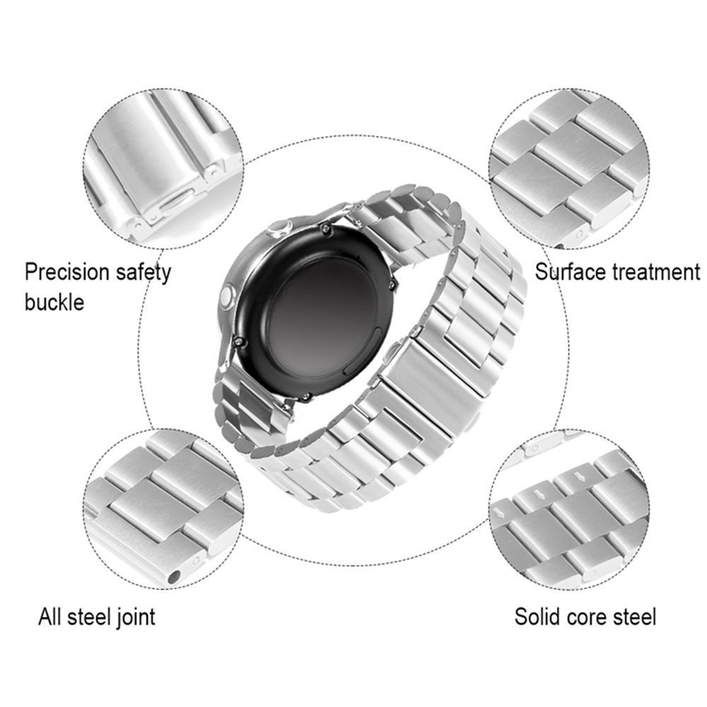 Λουράκι Stainless Steel Bracelet Sonique Classic 20mm για Samsung, Huawei, Amazfit, Xiaomi, Honor Μαύρο