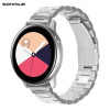 Λουράκι Stainless Steel Bracelet Sonique Classic 22mm για Samsung, Huawei, Amazfit, Xiaomi, Honor Ασημί