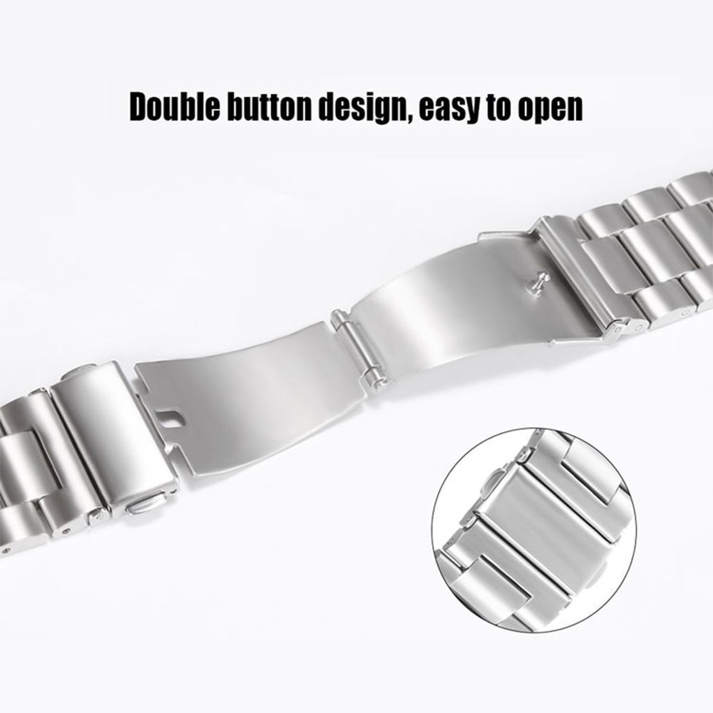 Λουράκι Stainless Steel Bracelet Sonique Classic 22mm για Samsung, Huawei, Amazfit, Xiaomi, Honor Μαύρο