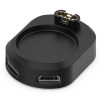 Φορτιστής Charging Dock για Garmin Fenix/ Venu/ forerunner/ vivomove/ instinct/Move/ Active/ EPIX με Υποδοχή Micro USB / Type C Μαύρο